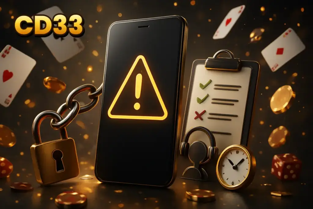 CD33 Troubleshooting CD333 login and registration problems with a support checklist and warning signs